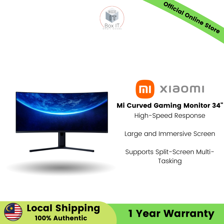 xiaomi mi curved gaming monitor 34 split screen