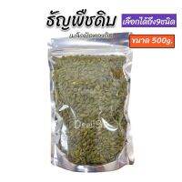 เมล็ดฟักทองดิบ ขนาด 500g ธัญพืช ธัญพืชตกแต่งขนม ธัญพืชพร้อมส่ง