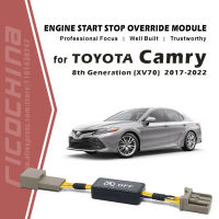 รถอัตโนมัติหยุดเริ่มต้นเครื่องยนต์สวิทช์ชุดสำหรับ TOYOTA Camry XV70 2017-2022อัตโนมัติหยุดเริ่มต้นเครื่องยนต์ปิดการควบคุมอุปกรณ์สำหรับ Camry