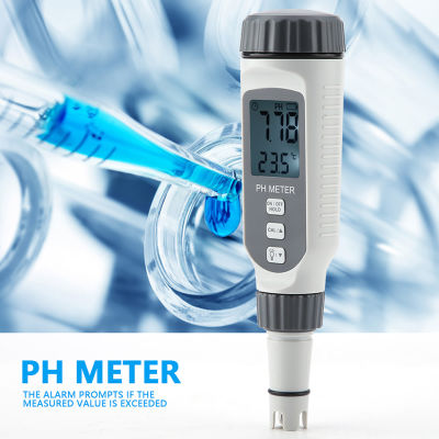 เครื่องวัดค่าความเป็นกรดตัวทดสอบคุณภาพน้ำแบบพกพาเครื่องวัดค่า PH แบบ PH818 0-14pH มืออาชีพ