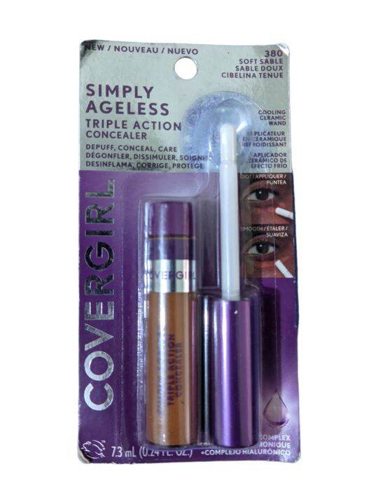 Covergirl Simply Ageless Triple Action Concealer, 380 Soft Sable 7.3mL