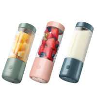 Portable blender เครื่องปั่นผลไม้แบบพกพา USB ชาร์จ 304 ใบมีดสแตนเลสมัลติฟังก์ชั่คั้นน้ำผลไม้แบบพกพา