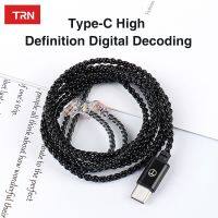 TRN A6 Type C Earphones Cable Upgraded Silver Plated With For TRN VX Pro/TA2/MT1 Pro/BAX/BA15/MT1/BA8/VX/BA5/N90S/ST1/STM etc  Cables