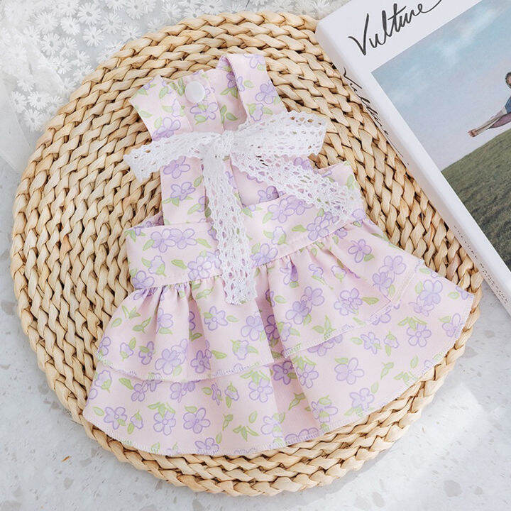 lavender-pet-dress-เดรสสัตว์เลี้ยง-เดรสแมว-ชุดกระโปรงหมา-เสื้อแมว-ชุดสัตว์เลี้ยง