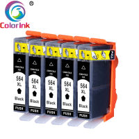 【In-demand】 bdshopbz 564XL 5514 4620 Photosmart 5520หมึก C309A 5525 564 6512 ColorInk 5522 6515 5510สำหรับ XL 5511 6510 5512 5515 5แพ็ค