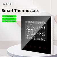 สมาร์ท WIFI Thermostatic หม้อน้ำควบคุมจอแสดงผล LCD ชั้นควบคุมอุณหภูมิความร้อนไฟฟ้าทำงานร่วมกับ Alexa อลิซ