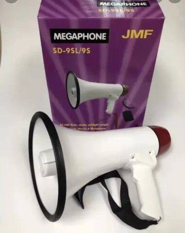 โทรโข่ง-jmf-sd-8sl-อัดเสียงได้-มีเสียงดนตรี-ส่งเสียงดังไกลถึง-500เมตร-ความดังเสียงปรับได้