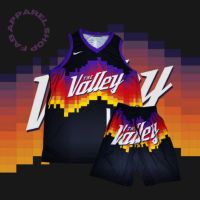 FABS APPAREL NBA FULL sublimation VALLEY JERSEY for men