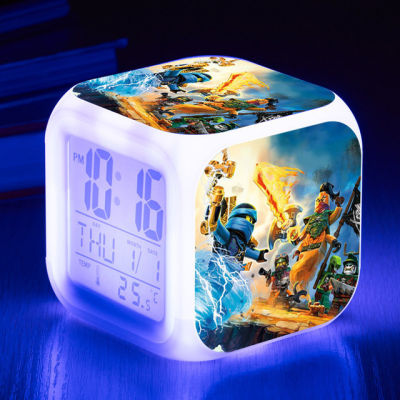 【Worth-Buy】 ของเล่นนาฬิกาปลุกดิจิตอลนาฬิกาการ์ตูนภาพยนตร์นาฬิกาปลุกเด็ก Wekker Reloj Despertador Led เผยให้เห็นไฟปลุก