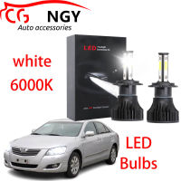 สำหรับ Toyota Camry 2007-2012-ชุดหลอดไฟหน้า LED 9-32V 80W (1คู่) ไฟต่ำ