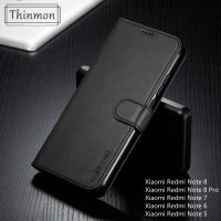 Thinmon สำหรับ Xiaomi Redmi Note 8/หมายเหตุ 8 กรณี Pro DENIM ผ้าแท่นวางแบบย้อนยุคกระเป๋าสตางค์เคสสำหรับ Xiaomi Redmi Note 7/หมายเหตุ 6/หมายเหตุ 5 ฟิลป์แม่เหล็กเคสโทรศัพท์