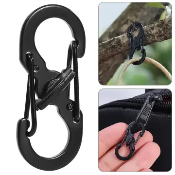 5Pcs/Lot Mini Carabiner Clips Tiny Alloy Spring Snap Hook Keychain