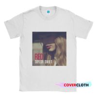 พร้อมส่ง เสื้อยืด ลาย Taylor Swift สีแดง HOT S-5XL