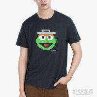 DOSH UNISEX T-SHIRTS SESAME STREETเสื้อยืดคอกลม แขนสั้น ผู้ชาย DSEMT5046-BL