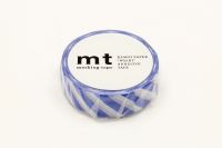 mt masking tape stripe blue (MT01D375) / เทปตกแต่งวาชิ ลาย stripe blue แบรนด์ mt masking tape จากประเทศญี่ปุ่น