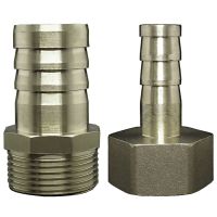 Electroplate Brass Pipe Fitting 8/10/12/14mm 16mm 19mm 20mm 25mm Hose Barb TO 1/2 3/4 1 BSP Female Male Gas Connector