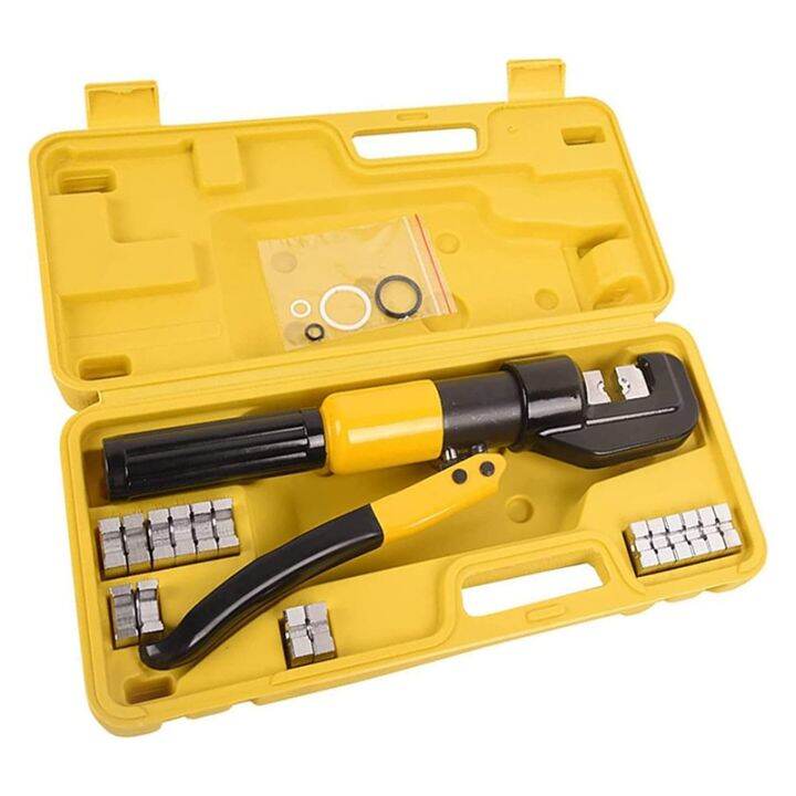6T Hydraulic Crimp Tool 122/0 AWG Battery Cable Crimp Tool 0.43 inch