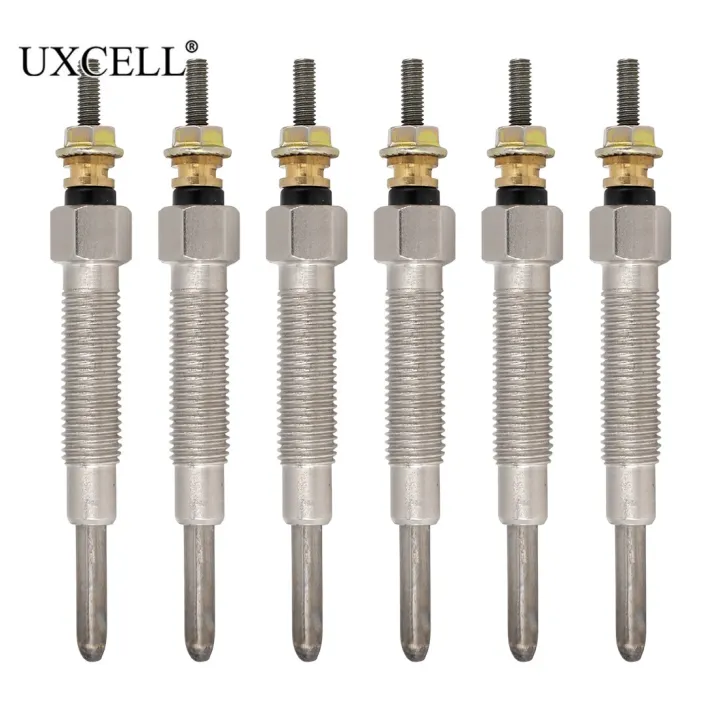 1 Uxcell 6Pcs Auto Car Engine Diesel Heater Glow Plugs Replacement For