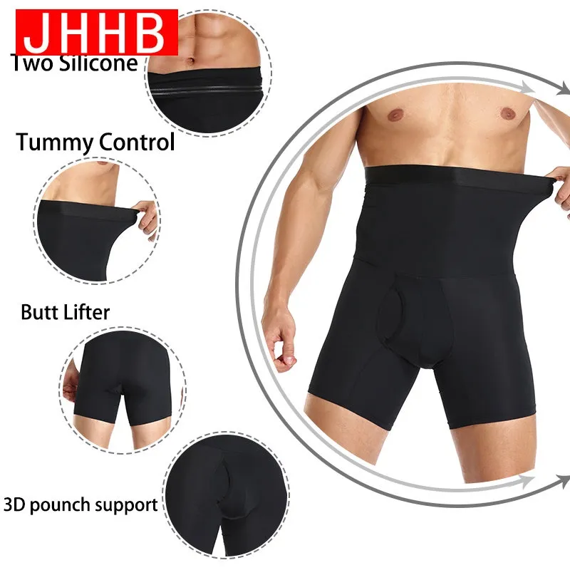 JHHB Men Slimming Belly Trimmer Waist Trainer Shapewear