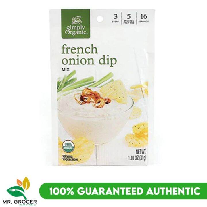 Simply Organic French Onion Dip Mix 31g Lazada PH