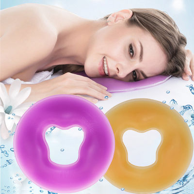 Soft SPA Beauty Cushion Anti-Slip Massage Pillow Filmless Silicone Facial Relaxation Cradle Pad Face Bolster Cushion Beauty Care