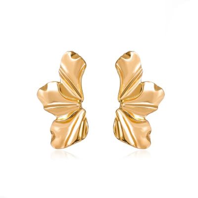 【CC】 Punk Stud Earrings for Gold Color Fashion Statement 2023 Ear Jewelry AccessoriesTH
