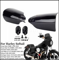 ที่ป้องกันมือป้องกันมือแผ่นป้องกันมือจับรถจักรยานยนต์สำหรับ Harley Softail 2018-2023สตรีทบ็อบคนขี่ต่ำดีลักซ์