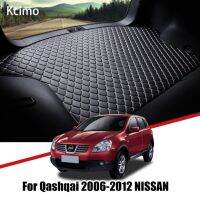 สำหรับ Nissan Qashqai J10พรม Alas Bagasi Mobil หนังนิสสัน Dualis 2006-2012พรมไลเนอร์กระบะท้ายแผ่นรองเท้าบูท2007 2008 2009 2010