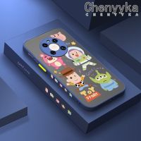 เคส Chenyyka สำหรับ Huawei Mate 40 Pro Mate 40 Pro + เคสการ์ตูนทอยสตอรี่ลวดลายแฟชั่นบางฝ้าเคสโทรศัพท์เนื้อนิ่มดีไซน์ใหม่ขอบซิลิโคนเคสกันกระแทกคลุมทั้งหมดเคสป้องกันเลนส์กล้อง