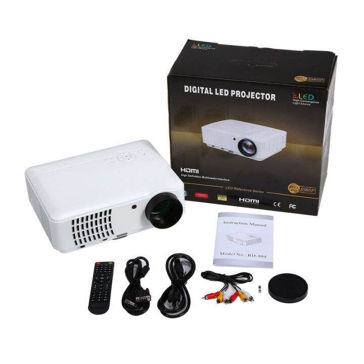 LALOVE 2500 Lumens Brightness Long Life Adjustable Full HD 1080p Home