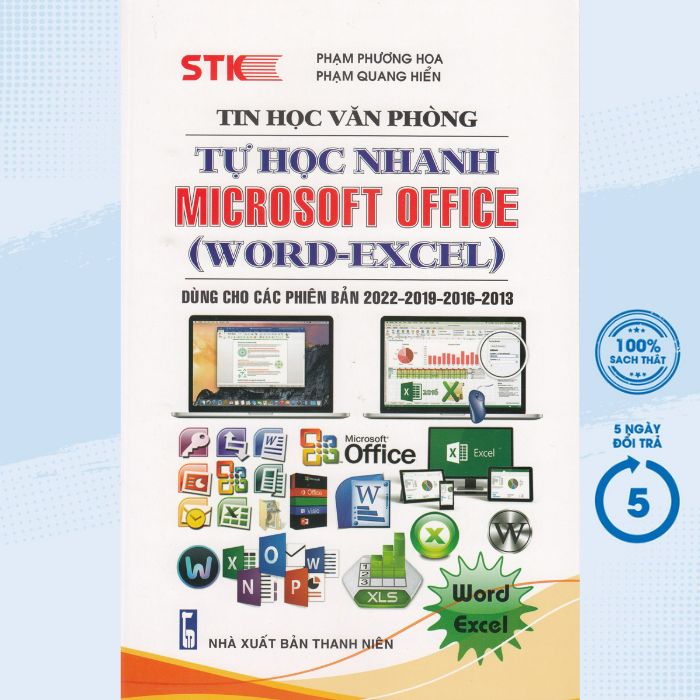 Sách - Tin Học Văn Phòng - Tự Học Nhanh Microsoft Office (Word - Excel -  Dùng Cho Các Phiên Bản 2022-2019-2016-2013) (STK) - Newshop 