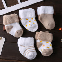 2021 5PCSLot 3-12M Newborn Soft Infant Socks Cotton Baby Girls Boys Socks Pure Baby Accessories