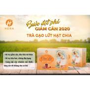 tkgg Trà gạo lứt hạt chia Hera chuẩn hãng, giảm cân, thải mỡ tốt