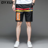 DYXUE nd Casual Personality Beach Shorts for Men Five-cropped Trendyol Bermuda Mens Clothing Printing Designer Luxury Cool