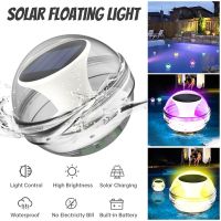 Solar Floating Light Rgb Light Underwater Ball Garden Lamp Light Control Led Colorful Swimming Pool Party Night Light Wholesale