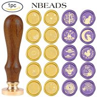 1pc Wax Seal Stamp Spiderweb(Various patterns are available) Vintage Sealing Wax Stamps Retro Wood Stamp Wax Seal 25mm Removable Brass Seal Wood Handle For Envelopes Invitations Wedding Embellishment Bottle Decoration