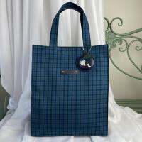 ♔ Familiar check bag printed large-capacity casual waterproof handbag one-shoulder mummy bag 2600