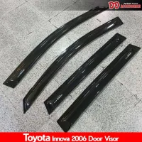 กันสาด กันสาดน้ำฝน Innova 2003 2005 2006 2008 2009 2010 2012 2013 สีดำ สินค้าตรงรุ่น สามารถติดตั้งได้เลย งานสวย ส่งฟรี