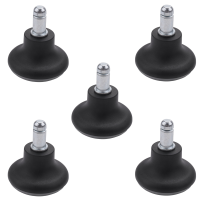 5Pcs Bell Glides เปลี่ยนเก้าอี้สำนักงานล้อ Stopper เก้าอี้สำนักงานหมุนล้อล้อ,2นิ้วสตูล Bell Glides