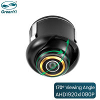 GreenYi ° 170 AHD 1080P CBVS 720P สีดำกล้องรถยนต์มองหลังตัวโลหะกล้องฟิชอายย้อนกลับสำหรับรถยนต์