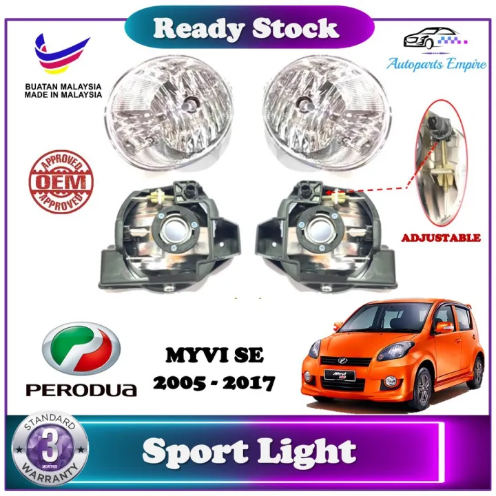Perodua Myvi 】 Sport Light Fog Lamp / Lampu Kabus ( Myvi SE 2005