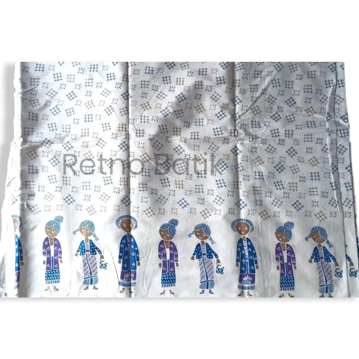 Kain Batik Printing Motif Bu Tejo Pagar Retno Batik Bahan Baju Kemeja