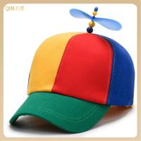 QINJUE ผู้ใหญ่ ตลก แมลงปอไม้ไผ่ หมวกกันแดด หมวกพ่อผจญภัย หมวกเบสบอล หมวก Snapback