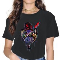 Boss Rush Classic Women Tshirts Castlevania Trevor Belmont TV Grunge Vintage Female Clothing Cotton Graphic Streetwear