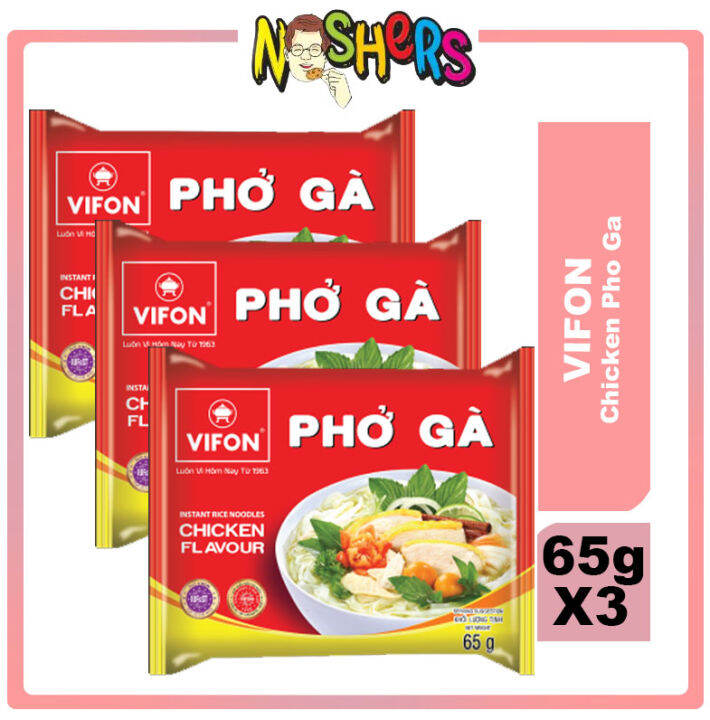 Noshers Vifon Instant Rice Noodles Chicken Flavour Noodles Soup Pho Ga