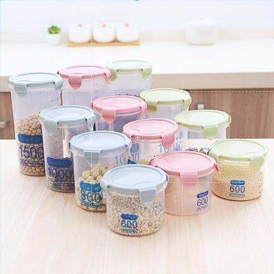 TC Airtight Dry Food Container Jar Canister Transparent Storage Kitchen ...