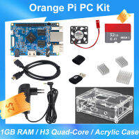 ORANGE Pi PC 1GB RAM BOARD โมดูลกรณีอะคริลิคพัดลมระบายความร้อนสำหรับ Android Ubuntu Debian ภาพ SINGLE BOARD MINI computers