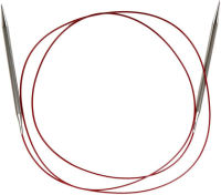 ChiaoGoo Red Lace Circular 60 inch (152cm) Stainless Steel Knitting Needle Size US 7 (4.5mm) 7060-7