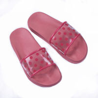 Summer Slippers sandals Shoes Woman 2021 Polka Dots Transparent open Toe Flip Flops Clear Women Outdoor Flat Beach Slides