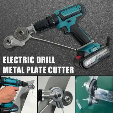 Electric Drill Metal Plate Cutter Fast Cutting Metal Iron Tin Plate  Labor-Saving Electric Drill Cutter Retrofit Shears